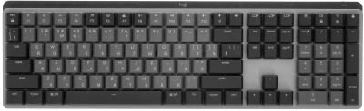 Клавиатура Logitech MX Mechanical механическая черный USB беспроводная BT/Radio slim LED (920-010766)
