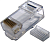 Коннектор Lanmaster (TWT-PL45-8P8C-6V) UTP кат.6 RJ45 прозрачный (упак.:100шт)