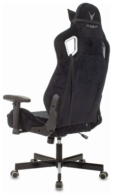 Кресло игровое Knight Outrider LTD черный Light-20 с подголов. крестов. металл