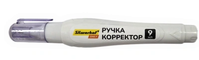 Ручка корректор Silwerhof 443007 9мл дисплей картонный