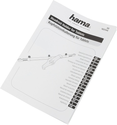 Автомобильный держатель Hama для планшетных компьютеров серебристый (00182544)