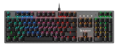 Клавиатура A4Tech B810R NetBee механическая черный USB for gamer LED (B810R (NETBEE)) кабель 1.8м