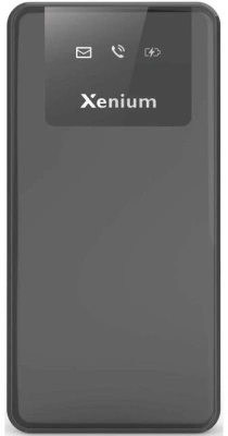 Мобильный телефон Xenium X600 темно-серый раскладной 2Sim 2.4" 240x320 Nucleus 0.3Mpix GSM900/1800 MP3 FM microSD max32Gb