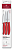 Набор ножей кухон. Victorinox Swiss Classic 6.7111.34C1 для овощей компл.:3предм. красный европодвес