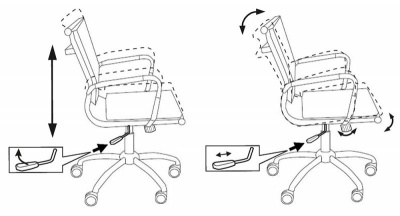 Кресло руководителя Бюрократ Ch-993-Low черный экокожа низк.спин. крестов. металл хром