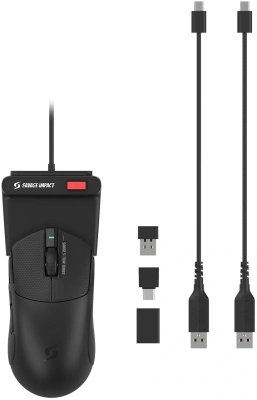 Мышь A4Tech Bloody SG5 черный оптическая 30000dpi беспров. USB/USB-C 5but