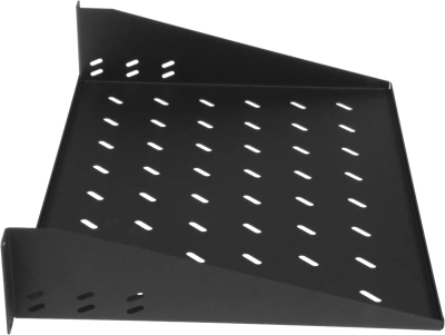 Полка стационарная ITK RS05-350P-R 2U нагр.:20кг. 19" 350мм черный (упак.:1шт)