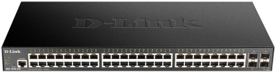 Коммутатор D-Link DGS-1250-52X/A1A 48x1Гбит/с 4SFP+ управляемый