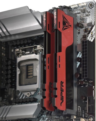 Память DDR4 2x32GB 3200MHz Patriot PVE2464G320C8K Viper Elite II RTL Gaming PC4-25600 CL18 DIMM UDIMM 288-pin 1.35В kit с радиатором Ret