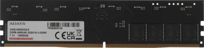 Память DDR5 32GB 4800MHz A-Data AD5U480032G-S RTL PC5-38400 CL40 DIMM UDIMM 288-pin 1.1В single rank Ret