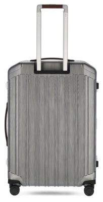 Чемодан Piquadro PQ LM (BV4427PQLM/NCU) 46x68x26.5см 69л. 4.68кг. поликарбонат/натур.кожа темно-серый