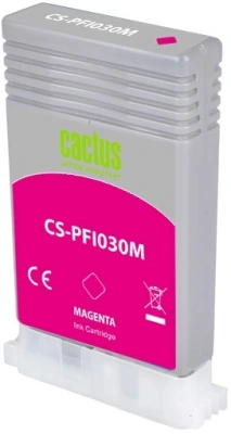 Картридж струйный Cactus CS-PFI030M PFI-030M пурп.пигм. (55мл) для Canon imagePROGRAF TA-20/30 с чипом