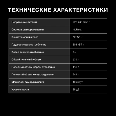 Холодильник Hyundai CM40043F 3-хкамерн. нержавеющая сталь инвертер