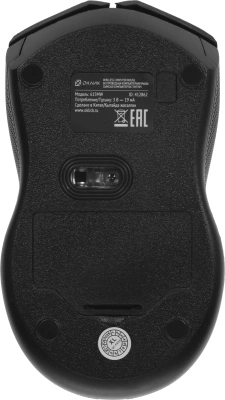 Мышь Оклик 615MW черный/синий оптическая 1200dpi беспров. USB для ноутбука 3but (412862)