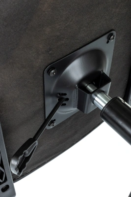 Кресло Бюрократ CH-695NLT черный экокожа крестов. пластик