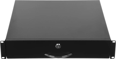 Ящик выдвижной для документации ЦМО ТСВ-Д-2U.450-9005 2U 19" 450мм черный (упак.:1шт)