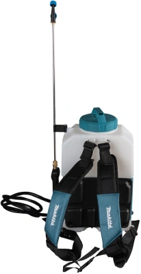 Опрыскиватель Makita DUS158Z аккум. ранц. 15л белый/бирюзовый