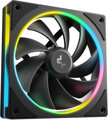 Вентилятор для корпуса Deepcool FL12 SE ARGB 120х120x25 черный 4-pin 28.67дБ (R-FL12SE-BKAPN1-G) Ret