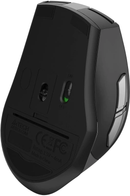 Мышь A4Tech Fstyler FG35S серый/черный оптическая 2000dpi silent беспров. USB 5but (FG35S USB GREY)