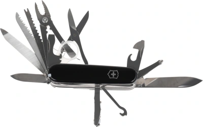 Нож перочинный Victorinox SwissChamp (1.6795.3) 91мм 33функц. черный карт.коробка