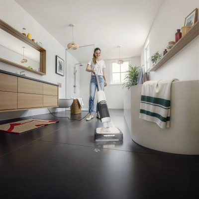 Пылесос паровой Karcher SCV 4 1600Вт белый/черный