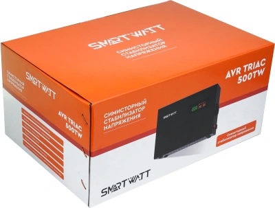 Стабилизатор напряжения Smartwatt AVR Triac 500TW 500ВА черный