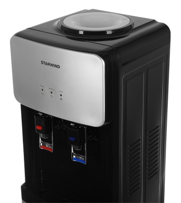 Кулер Starwind SW-1011EB напольный электронный черный/серебристый