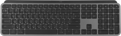Клавиатура + мышь Logitech MX Keys S Combo клав:графитовый/черный мышь:графитовый USB беспроводная Bluetooth/Радио LED (920-011619)