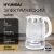 Чайник электрический Hyundai HYK-G4033 1.7л. 2200Вт белый/серебристый корпус: стекло Чайник электрический Hyundai HYK-G4033 1.7л. 2200Вт белый/серебристый корпус: стекло