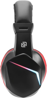 Наушники с микрофоном Оклик HS-L335G черный 2.2м мониторные USB оголовье (1972582)