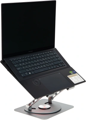 Подставка для ноутбука Digma D-NCP170-1xRGB110-360 17" 240x230x50мм 28дБ 2xUSB 1x 110ммFAN 940г Fan-control алюминий серый