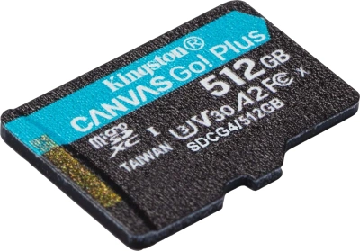 Флеш карта microSDXC 512GB Kingston SDCG4/512GBSP Canvas Go! Plus V30 A2 w/o adapter