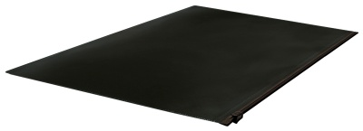 Папка на молнии Бюрократ -BPM4A2BLCK A4+ полипропилен 0.15мм черный цвет молнии черный