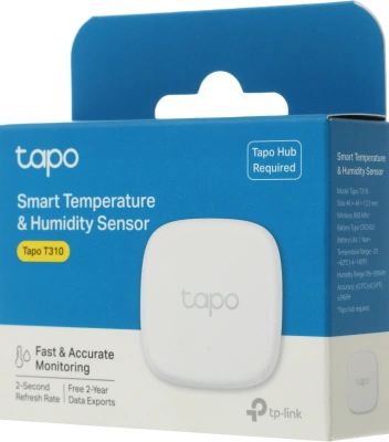 Датчик темпер./влажн. TP-Link Tapo T310 белый