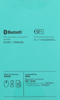 Мышь Logitech M196 розовый оптическая 1000dpi беспров. BT для ноутбука 2but (910-007317)