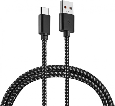 Кабель Buro Braided BHP RET TYPEC1 USB (m)-USB Type-C (m) 1м