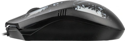 Мышь Оклик 399M STIGMA черный оптическая 1200dpi USB для ноутбука 3but (1175321)