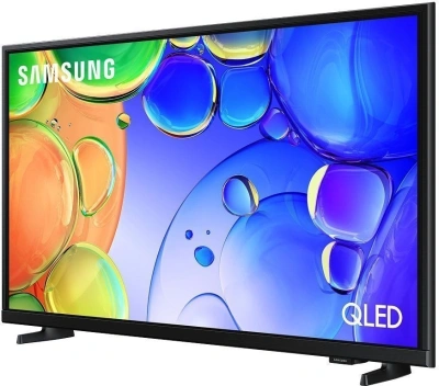 Телевизор QLED Samsung 32" QE32Q5FAAUXPY черный FULL HD 60Hz DVB-T2 DVB-C DVB-S2 USB WiFi Smart TV (RUS)