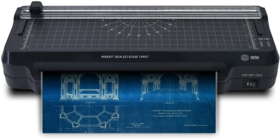 Ламинатор Cactus CS-LAB-F1 черный A4 (70-125мкм) 25см/мин (2вал.) хол.лам. лам.фото