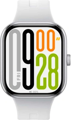 Смарт-часы Xiaomi Redmi Watch 5 2.07" AMOLED корп.серебристый рем.серый разм.брасл.:135-205мм (BHR9381GL)