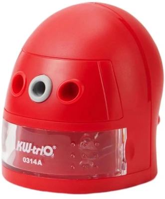 Точилка для карандашей механическая Kw-Trio 314A Робот 314A 1 отверстие пластик ассорти