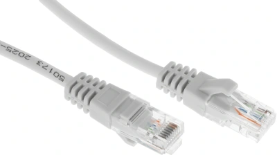Патч-корд Suprlan 10-0144 UTP RJ-45 вил.-вилка RJ-45 кат.5E 3м серый LSZH 26AWG