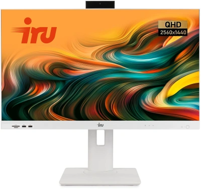 Моноблок IRU Strato 27IW 27" QHD i5 1235U (1.3) 16Gb SSD512Gb UHDG CR без ОС GbitEth WiFi BT 65W Cam белый 2560x1440 (RUS)