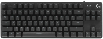 Клавиатура Logitech G412 TKL механическая черный USB for gamer LED (920-010449) кабель 1.8м