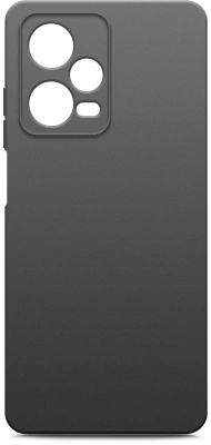 Чехол (клип-кейс) BoraSCO для Xiaomi Redmi Note 12 Pro (4G) Silicone Case черный (71955)