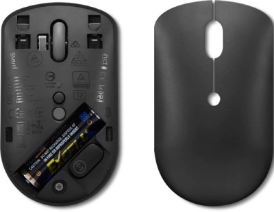 Мышь Lenovo 400 черный оптическая 2400dpi беспров. USB-C 3but (GY51D20865)