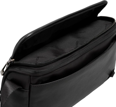 Сумка кросс-боди мужская Piquadro Victor CA7175W143/N черная натур.кожа