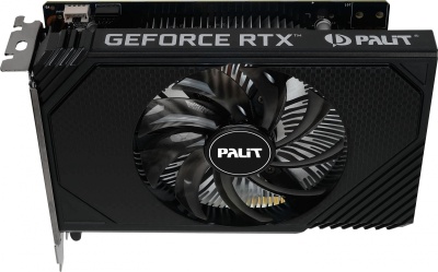 Видеокарта Palit PCI-E 4.0 PA-RTX3050 STORMX OC NVIDIA GeForce RTX 3050 6Gb 96bit GDDR6 1042/14000 DVIx1 HDMIx1 DPx1 HDCP Ret