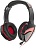 Наушники с микрофоном A4Tech Bloody G500 черный/красный 1.5м мониторные оголовье (A4TECH G500)