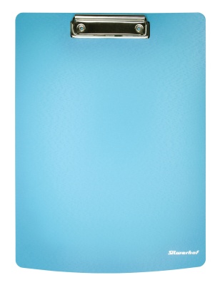 Папка клип-борд Silwerhof 957027 A4 полифом 1.8мм голубой